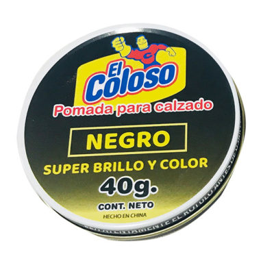 Crema para zapatos negra 40 gr