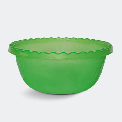 Ensaladera facetada plástico gde