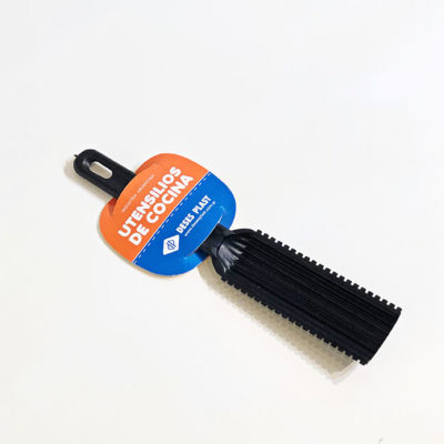 Ñoquera plástico negro 20 cm