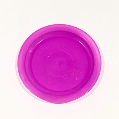 Plato plástico para postre