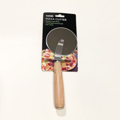 Cortador para pizza aluminio mango madera