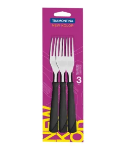 TENEDOR NEW KOLOR X 3 UNIDADES TRAMONTINA
