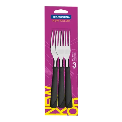TENEDOR NEW KOLOR X 3 UNIDADES TRAMONTINA