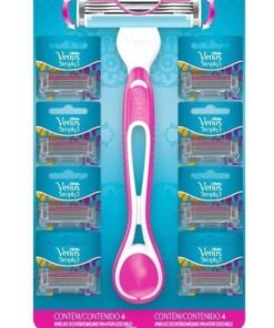 MAQ. AFEITAR VENUS 3 FILOS BLISTER X 8 UNDS.